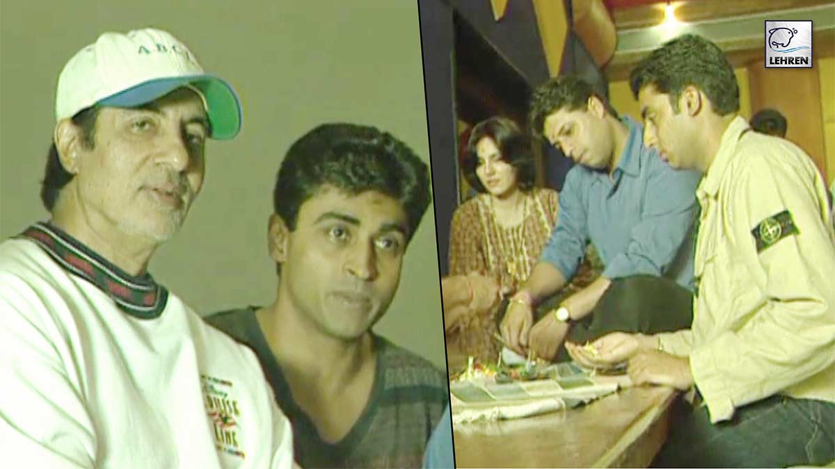 Amitabh Bachchan, Abhishek Bachchan, Sonu Nigam At The Muhurat And Song Recording Of Film Shararat