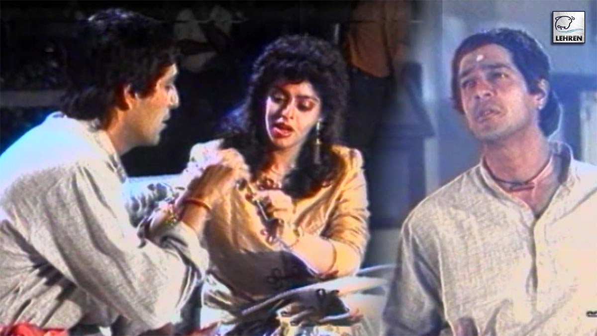Chunky Panday, Naghma On The Sets Of 'Kaun Rokega Mujhe' (1997)