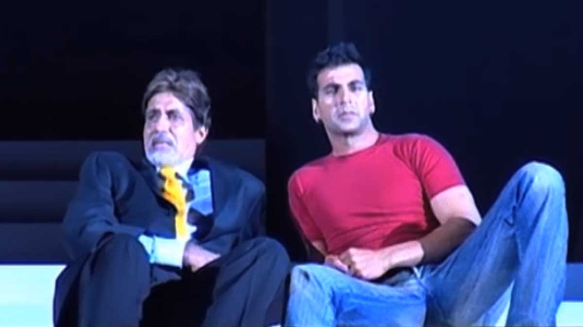 Muhurat Of 'Waqt' (2005) Featuring Amitabh Bachchan And Akshay Kumar