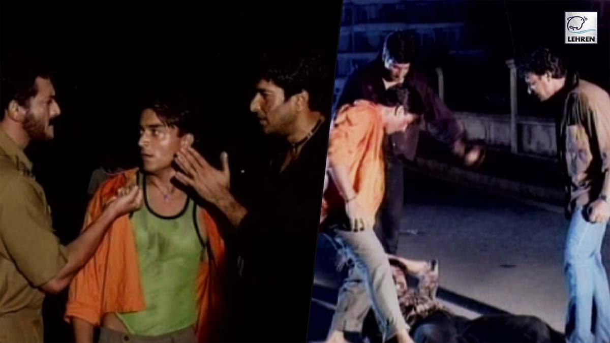 Milind Gunaji, Sharad Kapoor On The Sets Of 'Patth' (2003)