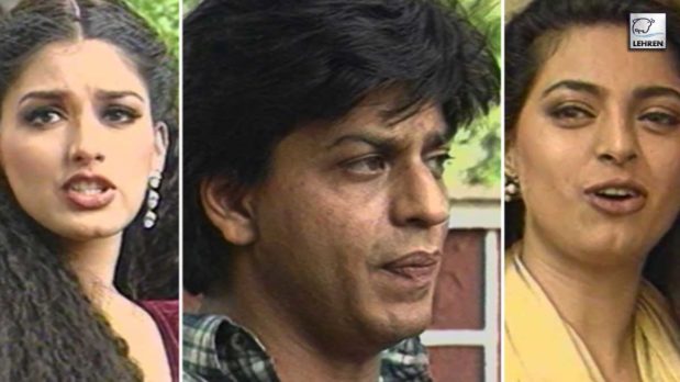 Shahrukh, Sonali, Juhi Shoot For 'Duplicate'