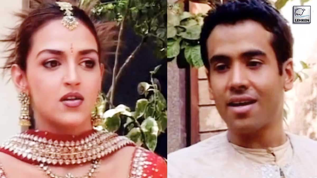 Esha Deol, Tusshar Kapoor On The Sets Of 'Kucch To Hai' (2003)