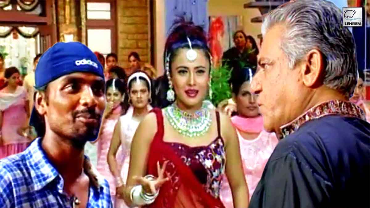 Om Puri & Remo D Souza On The Sets Of Aapko Pehle Bhi Kahin Dekha Hai (2003)