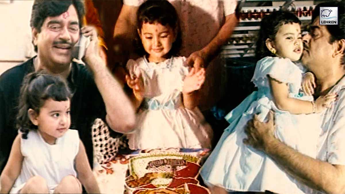 Retro- Little Sonakshi Sinha's Cute Moments On Her Birthday Shatrughan Sinha