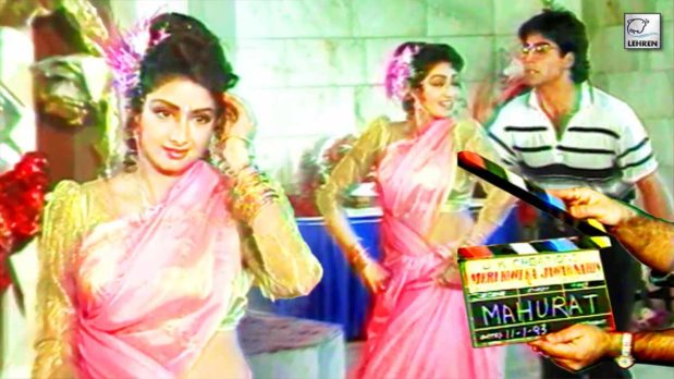 Muhurat Of Sridevi And Akshay Kumar Movie Meri Biwi Ka Jawaab Nahin Year 1993