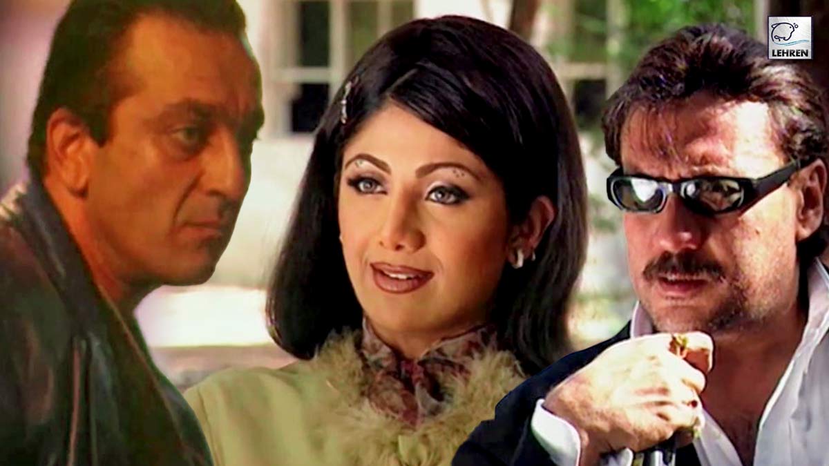 On The Sets Of JUNG 2000 Film Jackie Shrof Sanjay Dutt Shilpa Shetty