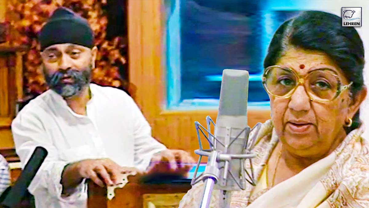 Lata Mangeshkar And Uttam Singh Song Recording Hum Tum Pe Marte Hain