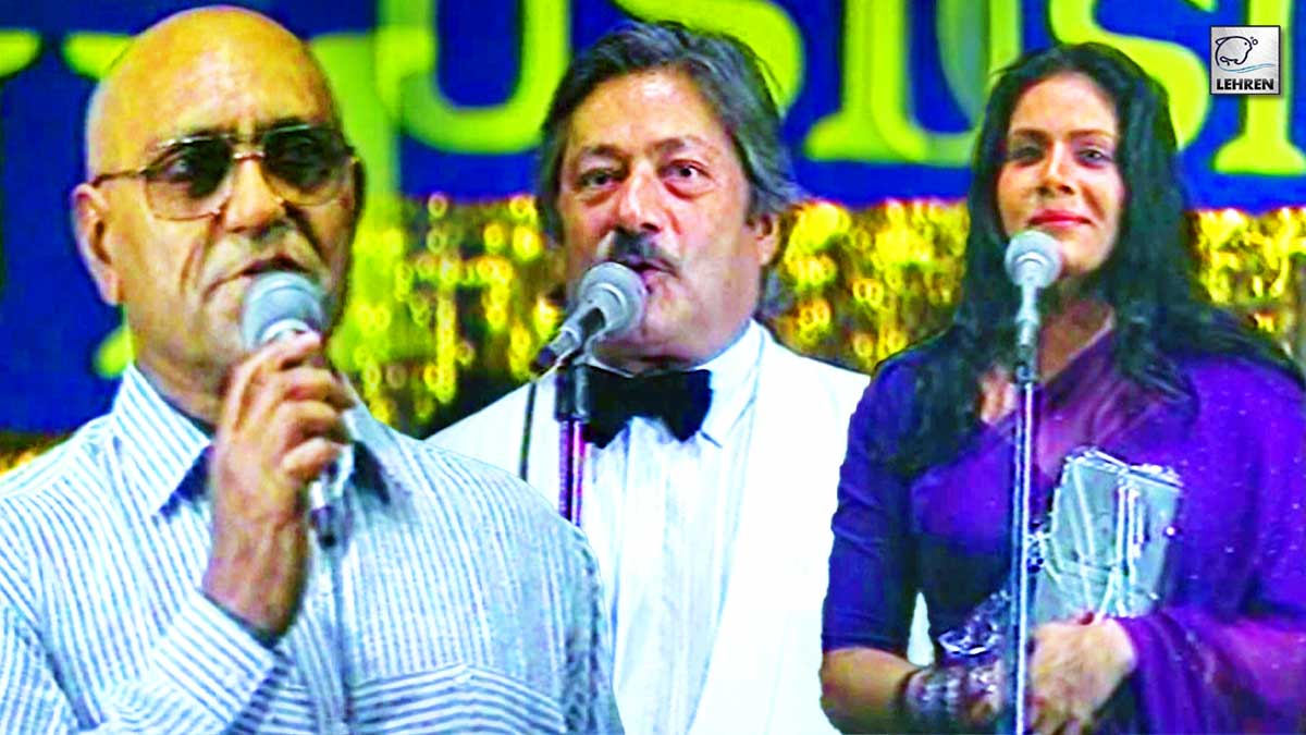 amrish puri saeed jaffrey neena gupta at mogambo music tv awards flashback video