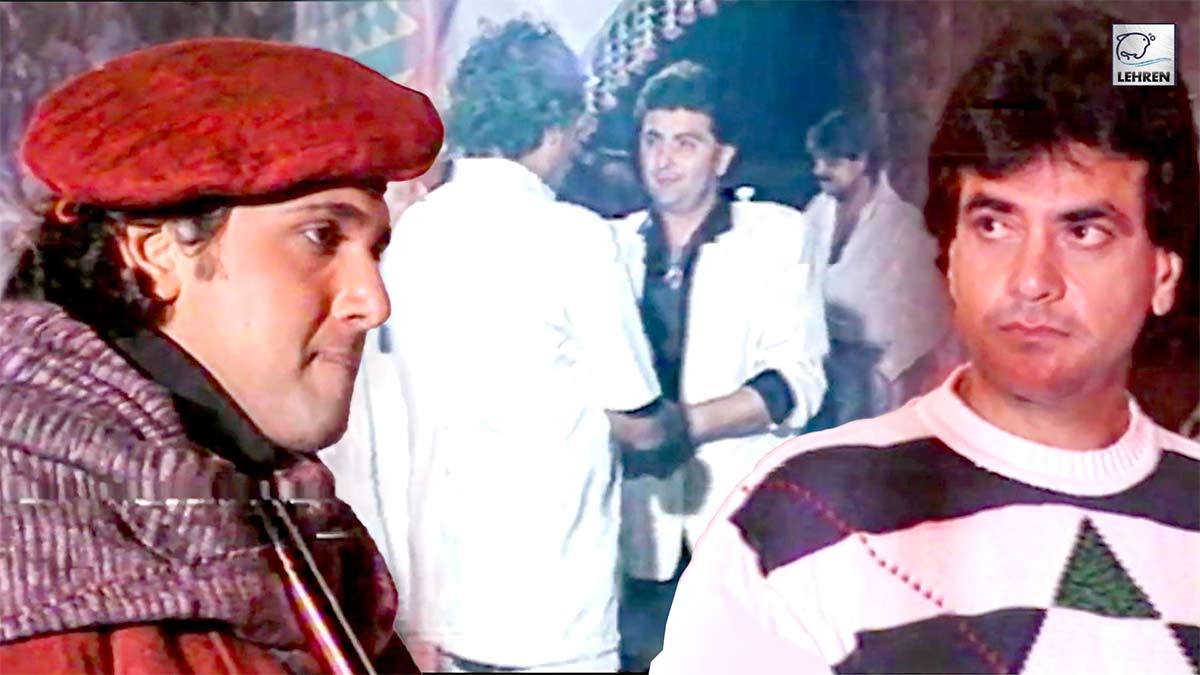 Govinda & Rishi Kapoor At "Ghar Ghar Ki Kahani" Completion Party