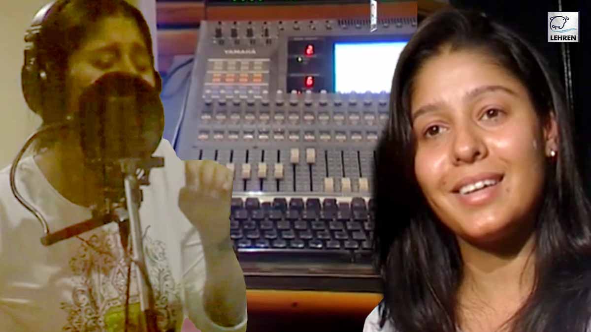 sunidhi chauhan song recording