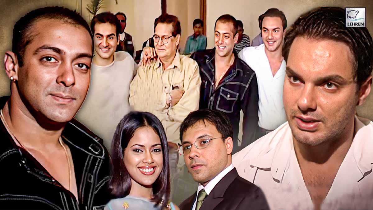 Salman Khan, Salim Khan Helen, Sohail Khan, Arbaaz Khan, Malaika Arora