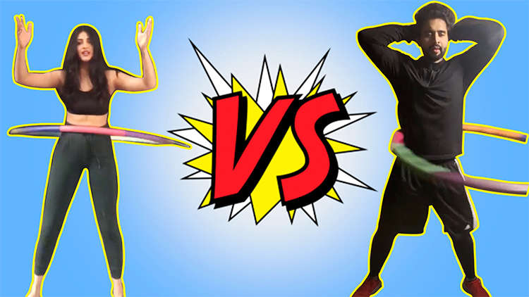 Jackky Bhagnani Vs Shruti Haasan: Who Did Hula-Hoop Better?