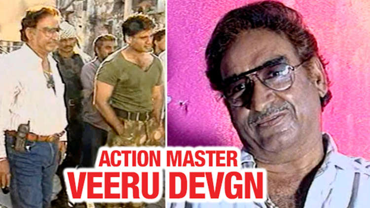 Veeru Devgn Directing Action Stunts For Suniel Shetty | Flashback Video