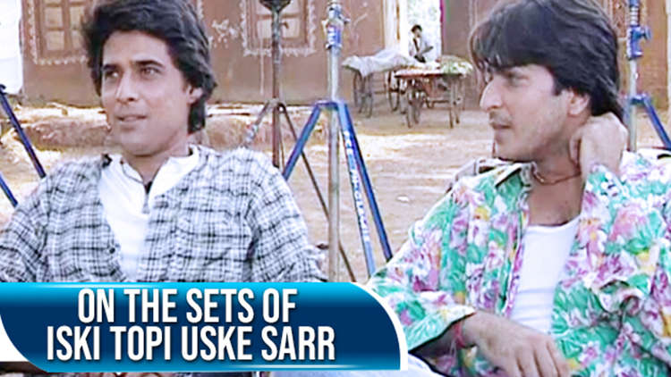 Johnny Lever and Mukul Dev's funny banter on the sets of Iski Topi Uske Sarr