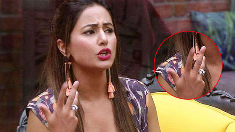 Omg! Did Hina Khan really show middle finger to a passerby?