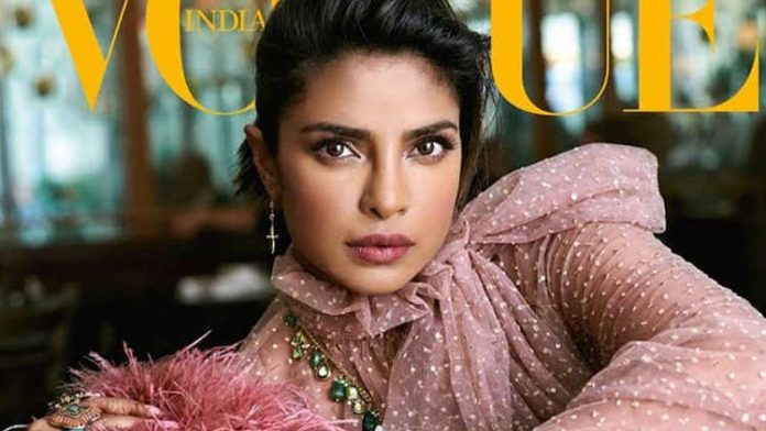 Priyanka Chopra in her Vogue interview confesses that having a baby is on her to-do list