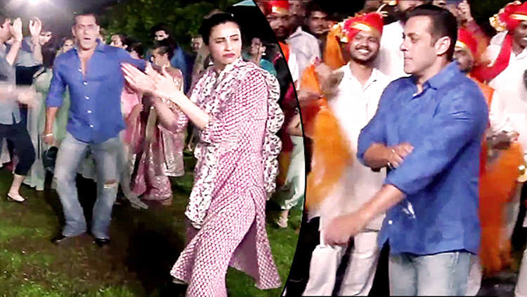 Salman Khan and Swara Bhaskar's CRAZY dance on nashik dhol at gapati visarjan