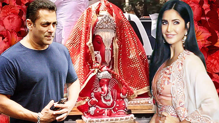 Salman and Katrina's Ganesh Chaturthi celebrations at Arpita Khan's house