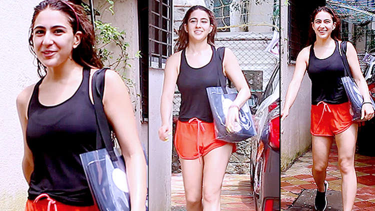 Sara Ali Khan looks adorable as spotted after dance rehearsal