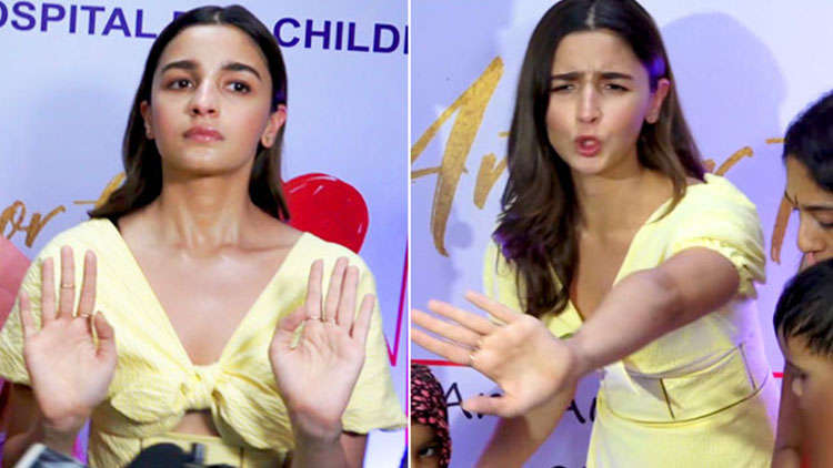 Alia Bhatt gets angry, shouts at media reporters | Full Video