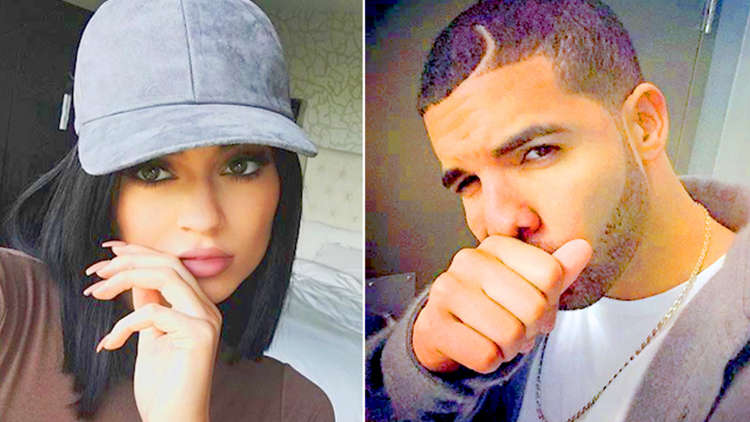 Kylie Jenner gets flirty with Drake at his birthday party!