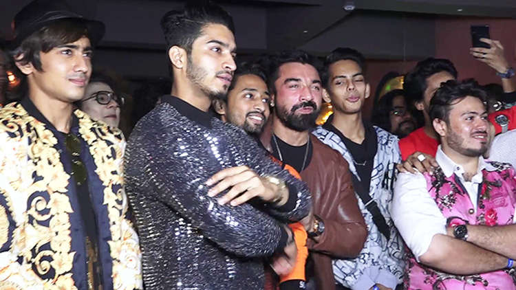 Ajaz Khan joins Team 07 at the success party of D.Abdul’s Latest Song Dharam
