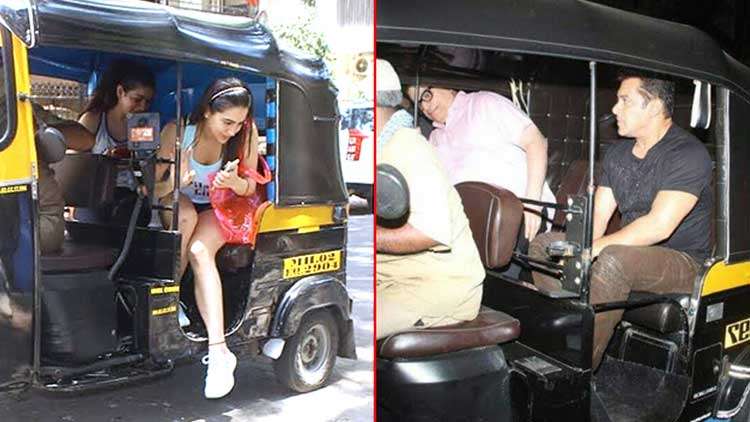 Bollywood Celebs Who Ditched Luxurious Cars To Take Auto Rides In 2019
