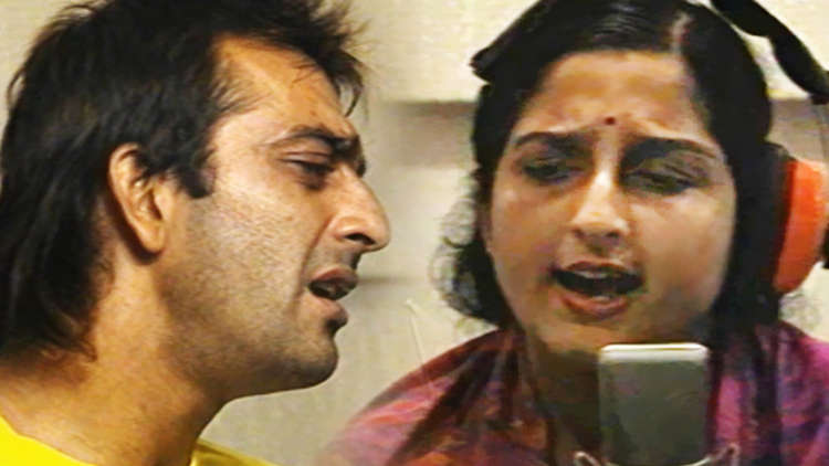 Bollywood Flashback: Sahibaan Meri Sahibaan Song Recording | Sanjay Dutt, Anuradha Paudwal, Shiv Hari