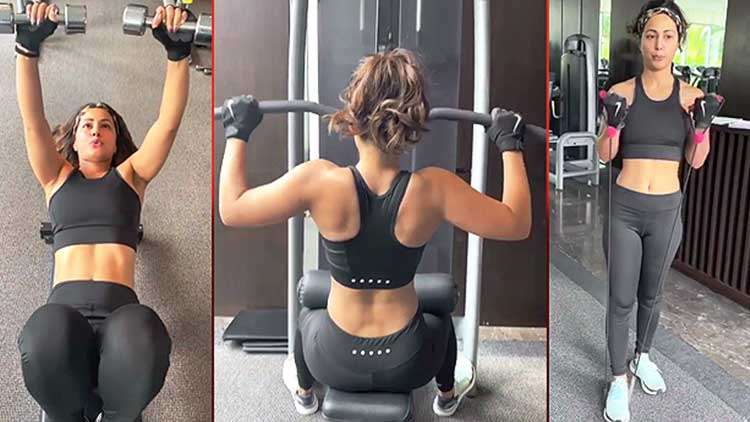 Hina Khan’s Workout Session Will Make You Hit The Gym Right Away