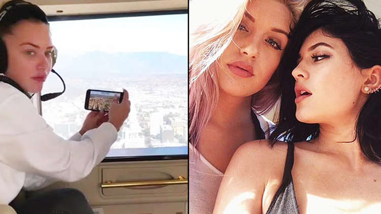 Kylie Jenner takes BFF Stassie Karanikolaou on a helicopter ride!