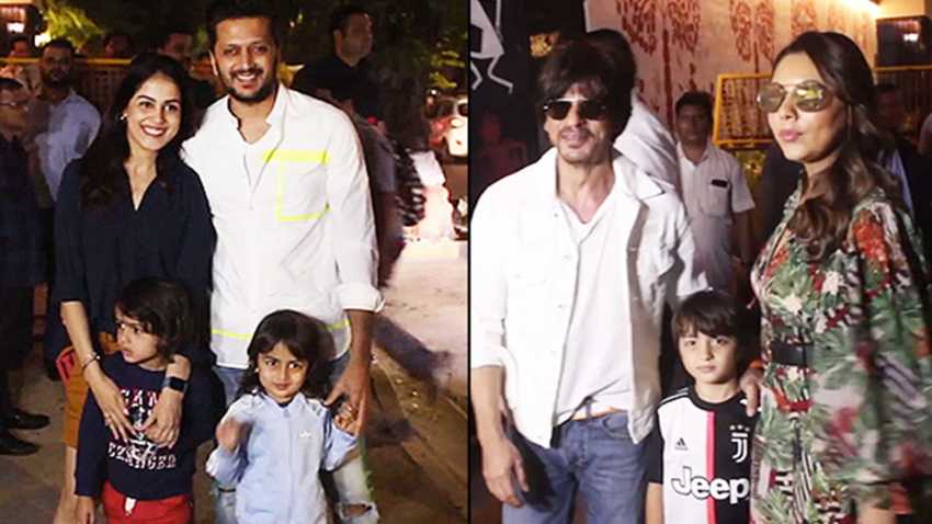 Star Kids Posing For Papzz At Aaradhya's Birthday Party Shows Their Love For Camera!