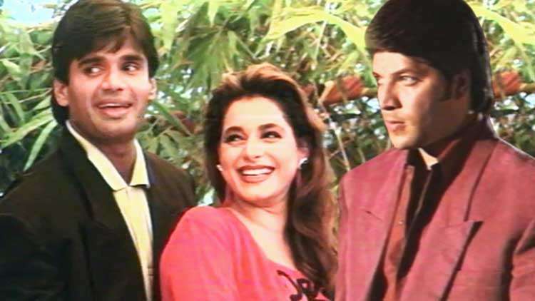 Bollywood Flashback: Ek Tha Raja On Location | Suniel Shetty | Neelam Kothari | Aditya Pancholi