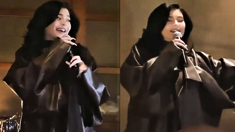 Kylie Jenner Sings ‘Rise And Shine’ At Christmas Party Leaving Everyone In Splits!