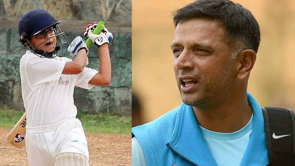 Rahul Dravid's son Samit smashes double hundred in Under-14 cricket match