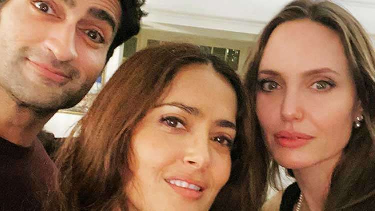 ‘Eternal’ Friendship Blooming Between Angelina Jolie and Salma Hayek