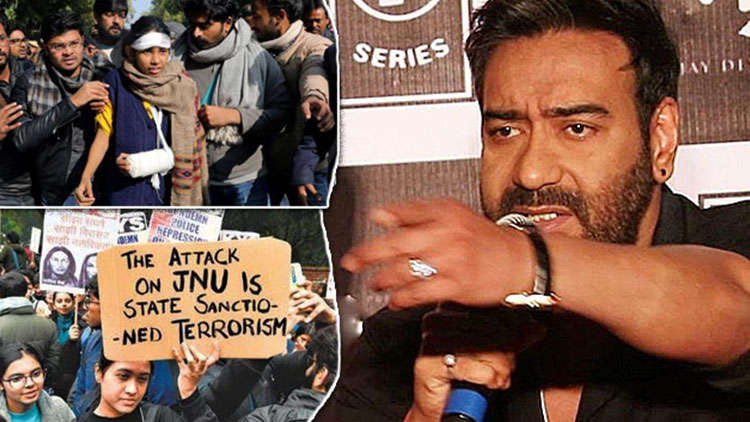 Ajay Devgn Finally Reacts On JNU Violence After Release Of Tanhaji