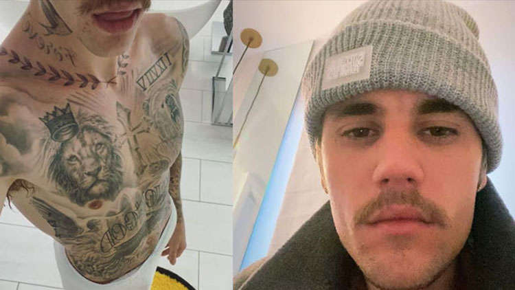 Justin Bieber Shows Off New tattoo In Shirtless Picture