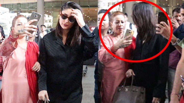 Kareena Kapoor Gets Angry As Fans Click Selfies With Her