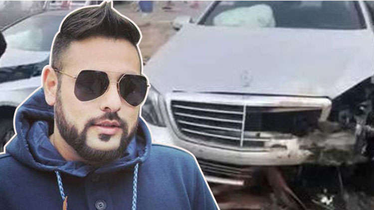 Badshah Meets With A Car Accident