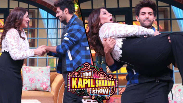 When Kartik Aryan Was Challenged To Lift Archana Puran Singh On The Kapil Sharma Show