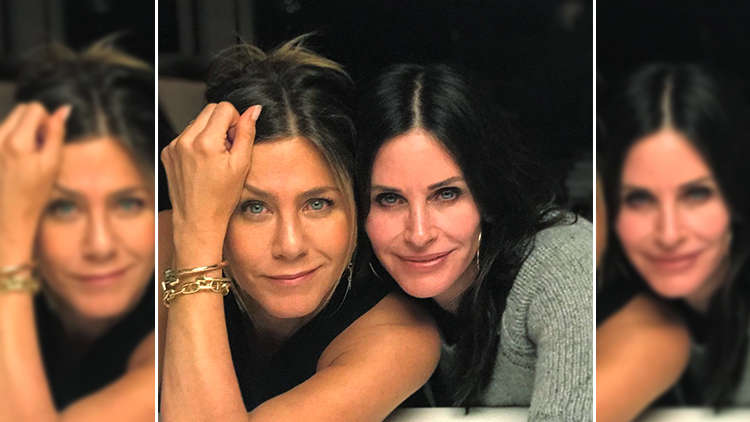 Courteney Cox All Geared Up For Reunion Special Episode Of FRIENDS
