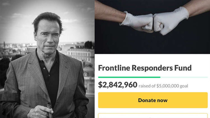Arnold Schwarzenegger Donates USD One Million Concerning Coronavirus Outbreak