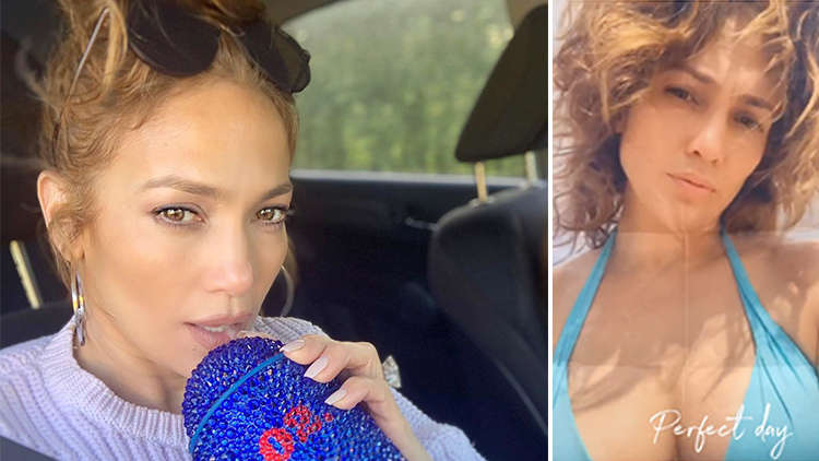 Jennifer Lopez Stuns While Going Makeup-Free For "Morning Meditation" Session