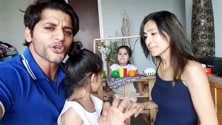 Here’s How Karanvir Bohra Is Spending Time With His Twin Daughters