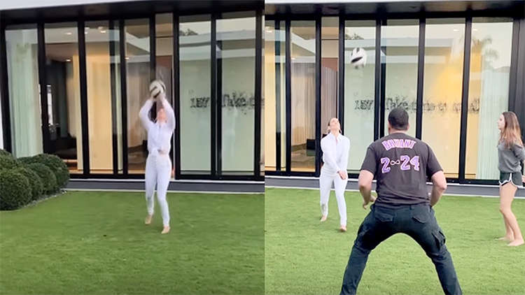 Jlo & ARod Spending Their QuarantineTime In A BEST Way By Playing Volleyball Ft. Kids