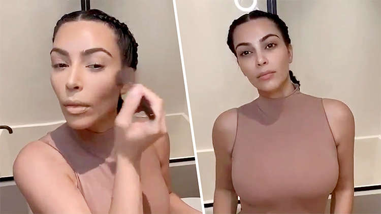 Kim Kardashian Shares Her Work From Home Beauty Routine