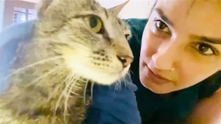 Raveena Tandon Shares Cute Video Of Her Cat Refusing To Bath