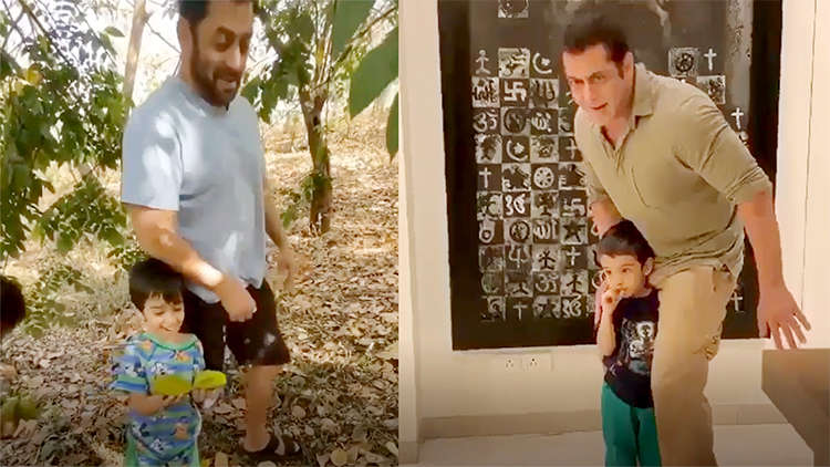 Salman Khan Playing With Nephew Ahil During Lockdown Is Too Cute