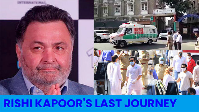 Video: Last Journey Of Rishi Kapoor To Cremation Ground