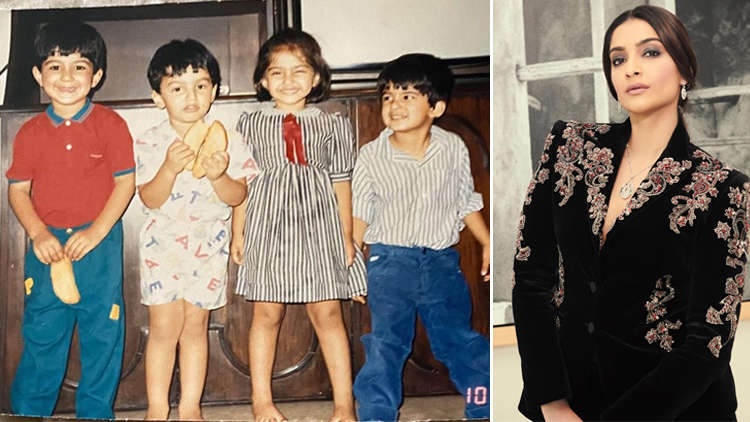 Sonam Shares Adorable Childhood Pic With Arjun and Mohit Marwah